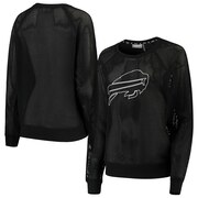 Add Buffalo Bills DKNY Sport Women's Lauren Mesh Long Sleeve T-Shirt – Black To Your NFL Collection