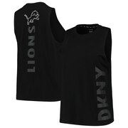 Add Detroit Lions DKNY Sport Women's Olivia Tri-Blend Tank Top - Black To Your NFL Collection