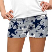 Add Dallas Cowboys Loudmouth Women's Star Shorts - Silver/Navy To Your NFL Collection