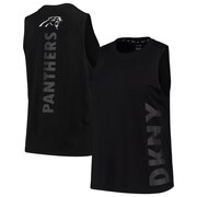 Add Carolina Panthers DKNY Sport Women's Olivia Tri-Blend Tank Top - Black To Your NFL Collection