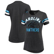 Add Carolina Panthers G-III 4Her by Carl Banks Women's Extra Point Bling T-Shirt – Black To Your NFL Collection