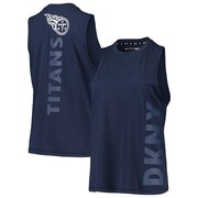 Add Tennessee Titans DKNY Sport Women's Olivia Tri-Blend Tank Top - Navy To Your NFL Collection