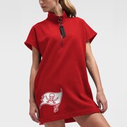 Add Tampa Bay Buccaneers DKNY Sport Women's Donna Fleece Half-Zip Dress - Red To Your NFL Collection