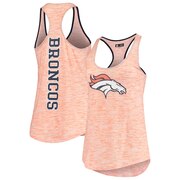 Add Denver Broncos New Era Women's Space Dye Tank Top – Orange To Your NFL Collection