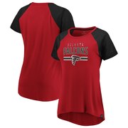 Add Atlanta Falcons Fanatics Branded Women's Shining Victory T-Shirt – Red/Black To Your NFL Collection