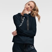 Add Houston Texans DKNY Sport Women's Zoey Crop Full-Zip Hoodie - Navy To Your NFL Collection