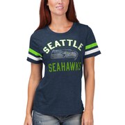 Add Seattle Seahawks G-III 4Her by Carl Banks Women's Extra Point Bling T-Shirt – College Navy To Your NFL Collection