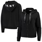 Add Washington Redskins DKNY Sport Women's Zoey Crop Full-Zip Hoodie - Black To Your NFL Collection