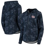 Add New York Giants Tommy Bahama Women's Basta Blossoms Sport Full-Zip Hoodie - Navy To Your NFL Collection