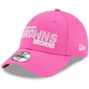 Add Cleveland Browns New Era Girls Toddler Scribble 9FORTY Adjustable Hat - Pink To Your NFL Collection