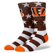 Add Cincinnati Bengals Stance Banner Crew Socks To Your NFL Collection