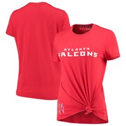 Add Atlanta Falcons DKNY Sport Women's Players Side-Tie Tri-Blend T-Shirt - Red To Your NFL Collection