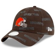 Add Cleveland Browns New Era Women's Worded 9TWENTY Adjustable Hat - Brown To Your NFL Collection