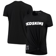 Add Washington Redskins DKNY Sport Women's Players Side-Tie Tri-Blend T-Shirt - Black To Your NFL Collection