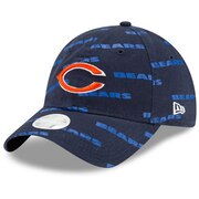 Add Chicago Bears New Era Women's Worded 9TWENTY Adjustable Hat - Navy To Your NFL Collection