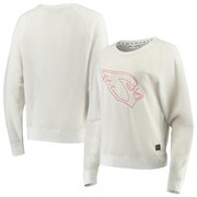 Add Arizona Cardinals DKNY Sport Women's Lauren Mesh Raglan Long Sleeve T-Shirt - White To Your NFL Collection