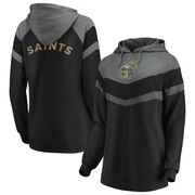 Add New Orleans Saints Fanatics Branded Women's Go All Out Pullover Hoodie - Black To Your NFL Collection