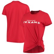 Add Houston Texans DKNY Sport Women's Players Side-Tie Tri-Blend T-Shirt - Red To Your NFL Collection