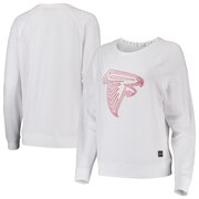 Add Atlanta Falcons DKNY Sport Women's Lauren Mesh Raglan Long Sleeve T-Shirt - White To Your NFL Collection