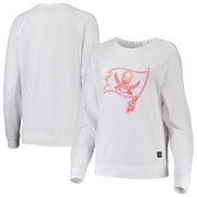 Add Tampa Bay Buccaneers DKNY Sport Women's Lauren Mesh Raglan Long Sleeve T-Shirt - White To Your NFL Collection
