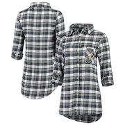 Add Washington Redskins Concepts Sport Women's Piedmont Flannel Button-Up Long Sleeve Shirt - Charcoal/Gray To Your NFL Collection