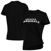 Add Arizona Cardinals DKNY Sport Women's Players Side-Tie Tri-Blend T-Shirt - Black To Your NFL Collection