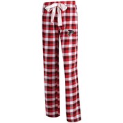 Add Atlanta Falcons Concepts Sport Women's Piedmont Flannel Sleep Pants - Red/Black To Your NFL Collection