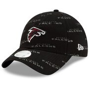 Add Atlanta Falcons New Era Women's Worded 9TWENTY Adjustable Hat - Black To Your NFL Collection