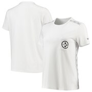 Add Pittsburgh Steelers DKNY Sport Women's Donna Sporty T-Shirt - White To Your NFL Collection