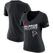 Add Atlanta Falcons Nike Women's Sideline V-Neck T-Shirt - Black To Your NFL Collection