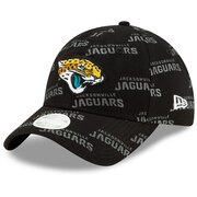 Add Jacksonville Jaguars New Era Women's Worded 9TWENTY Adjustable Hat - Black To Your NFL Collection