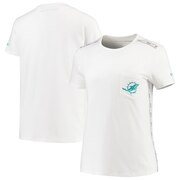 Add Miami Dolphins DKNY Sport Women's Donna Sporty T-Shirt - White To Your NFL Collection