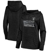 Add Oakland Raiders Majestic Women's Showtime Quick Out Pullover Hoodie - Black To Your NFL Collection