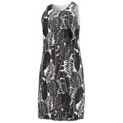 Add Carolina Panthers Tommy Bahama Women's Frondly Fan Linen Dress - Black To Your NFL Collection