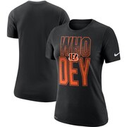 Add Cincinnati Bengals Nike Women's Local Verbiage Performance T-Shirt - Black To Your NFL Collection