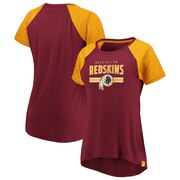 Add Washington Redskins Fanatics Branded Women's Shining Victory Plus Size T-Shirt - Burgundy/Gold To Your NFL Collection