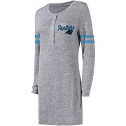 Add Carolina Panthers Concepts Sport Women's Marble Tri-Blend Long Sleeve Nightdress - Gray To Your NFL Collection