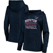 Add Houston Texans Majestic Women's Showtime Quick Out Pullover Hoodie - Navy To Your NFL Collection