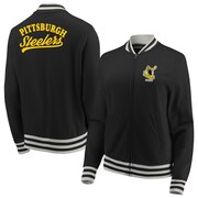 Add Pittsburgh Steelers Fanatics Branded Women's Legendary Strength Full-Zip Track Jacket - Black To Your NFL Collection