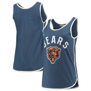 Add Chicago Bears Junk Food Women's Colorblock Trim Racerback Tank Top - Navy To Your NFL Collection