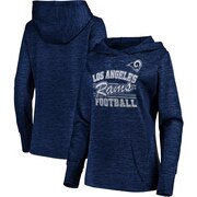 Add Los Angeles Rams Majestic Women's Showtime Quick Out Pullover Hoodie - Navy To Your NFL Collection