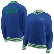 Add Seattle Seahawks Fanatics Branded Women's Legendary Strength Full-Zip Track Jacket - Royal To Your NFL Collection