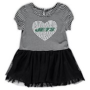 Add New York Jets Girls Infant Celebration Tutu Sequins Dress - Black/White To Your NFL Collection