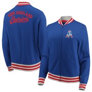 Add New England Patriots Fanatics Branded Women's Legendary Strength Full-Zip Track Jacket - Royal To Your NFL Collection