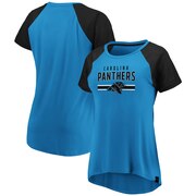 Add Carolina Panthers Fanatics Branded Women's Shining Victory T-Shirt - Blue/Black To Your NFL Collection