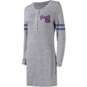 Add New York Giants Concepts Sport Women's Marble Tri-Blend Long Sleeve Nightdress - Gray To Your NFL Collection