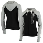 Add Oakland Raiders G-III 4Her by Carl Banks Women's Linebacker Full-Zip Hoodie - Black/Gray To Your NFL Collection