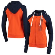 Add Denver Broncos G-III 4Her by Carl Banks Women's Linebacker Full-Zip Hoodie - Orange/Navy To Your NFL Collection