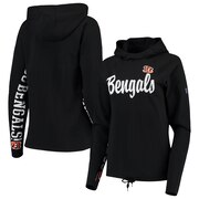 Add Cincinnati Bengals Hands High Women's Sideline Pullover Hoodie - Black To Your NFL Collection