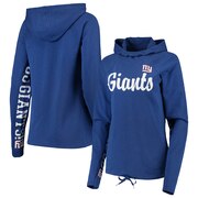 Add New York Giants Hands High Women's Sideline Pullover Hoodie - Royal To Your NFL Collection
